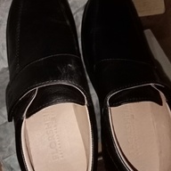 Florsheim black leather shoes