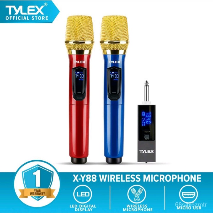 Tylex XY88 UHF Handheld 2pcs. Microphone System at 2299.00 from