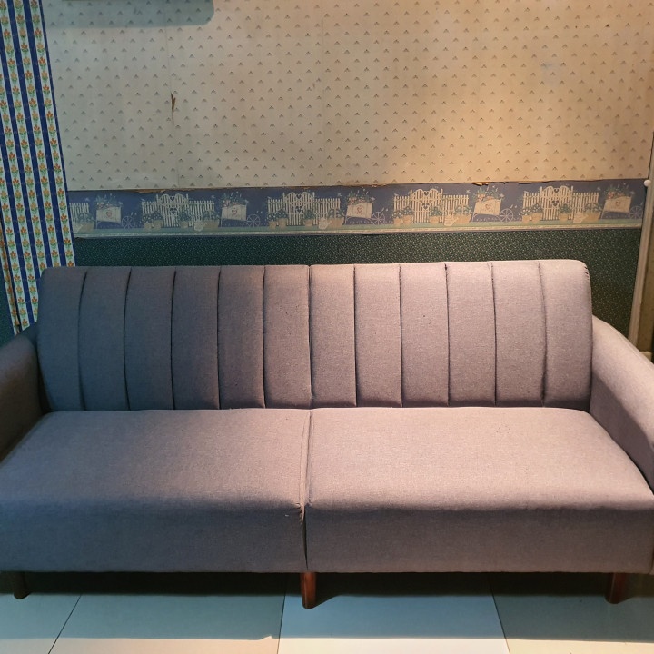 Sofa Bed Gray 7 ft L at 12000.00 from Quezon City. LookingFour Buy