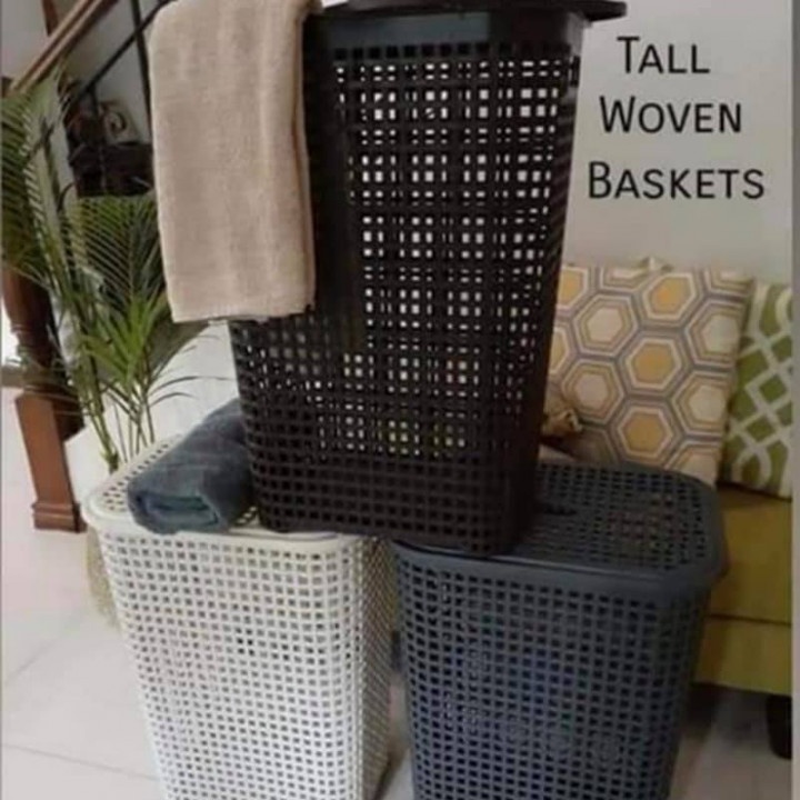 LAUNDRY HAMPER WITH COVER at 400.00 from Cavite. LookingFour Buy