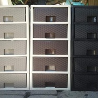 MULTI COLORED WOVEN CABINET