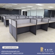 Modular Office Partition with tables, Call Center Partition, Office Furniture