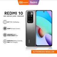 Original Xiaomi Redmi 10 6GB RAM 128GB  6.5 Inch FHD + Dot Display 50MP AI Quad  Camera 90Hz FHD