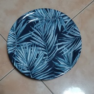 Dinner plate (blue leaf)