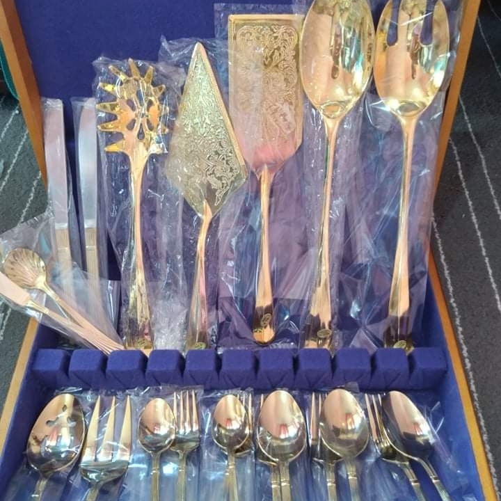 gold utensils made in china at 6500.00 from Batangas. LookingFour Buy