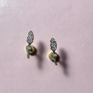 Hypoallergenic Lavender Screwback Earrings