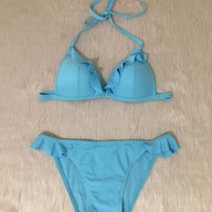 Two Piece Swimsuit in Baby Blue