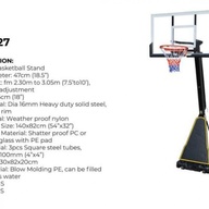 Pro Sport 54" Portable Basketball Hoop - PBS027