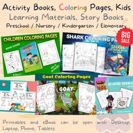 Kids Activity and Coloring Book Pages Enhance your Kids Creativity while having Fun