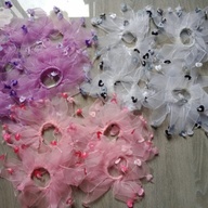Chiffon Hair Accessories Ponytail Set in bag
