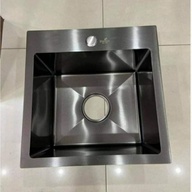 Matte black Kitchen sink thickness 304