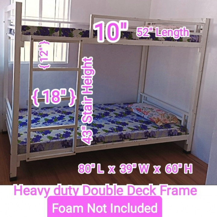 Heavy Duty Single Double Deck Frame at 8000.00 from Pampanga