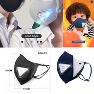 reuseable smart fan facemask