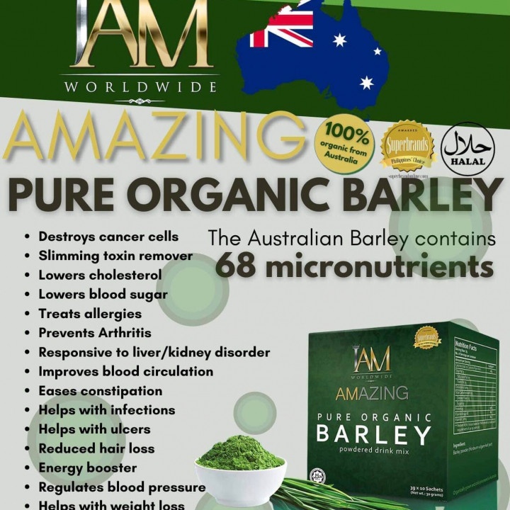 Barley organic powder from Australia at 1000.00 from Quezon City
