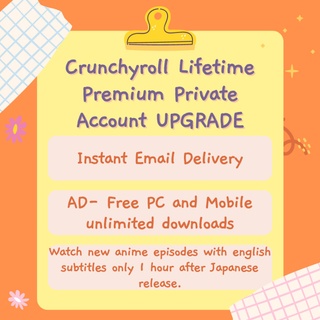 crunchyroll lifetime upgrade premium banner