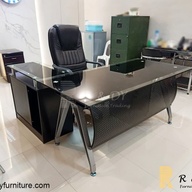 R&Dy Executive Office Table / Glass top executive table