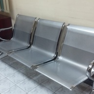 3 SEATER METAL GANG CHAIR / VISITOR CHAIR