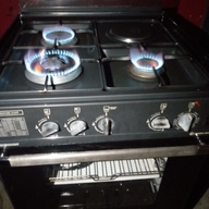 La germania gas range with oven