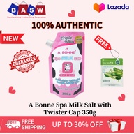 100% ORIGINAL A Bonne Spa Milk Salt with Twister Cap 350g