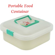 Portable Food Container w/ Lock & Handle