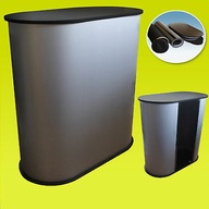 Counter Booth Straight Collapsible Type