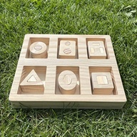 Wooden Educational Geometric Toy Puzzle for Toddler Kids Montessori