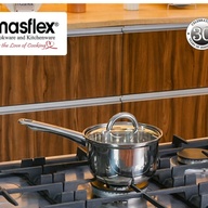MASTERFLEX 16 CM STAINLESS STEEL INDUCTION SAUCEPAN WITH GLASS LID