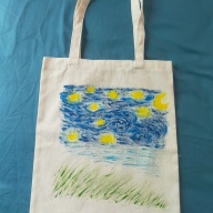Hand-painted Tote Bags