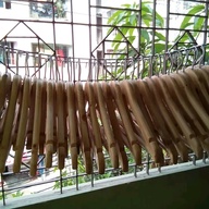 Preloved manikin and hanger wooden