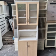 Pantry Cabinet ( Beige and white )