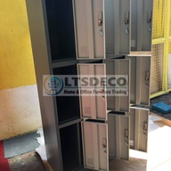 STEEL CABINET 9 DOORS LOCKER CABINET OFFICE PARTITION AND FURNITURE