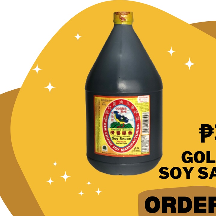 Golden Bird Soy Sauce 3.8L at 350.00 from Quezon City. LookingFour