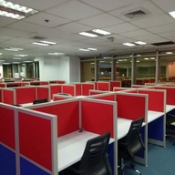 Customized modular cubicle , office partition divider, office workstation cubicle