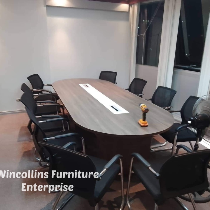 Customized Oval and rectangular conference meeting table Furniture at