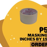 Masking Tape 2 Inches by 15 Yards