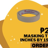 Masking Tape 3/4 Inches by 15 Yards