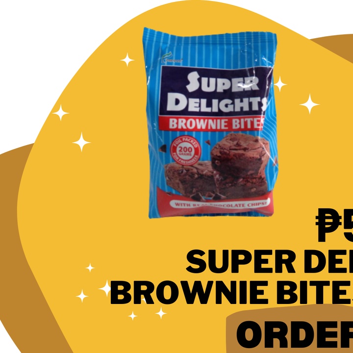 Super Delights Brownie Bites 200g at 50.00 from Quezon City