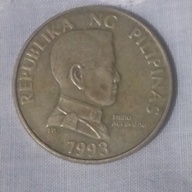 5 peso coin 1993 Emilio aguinaldo