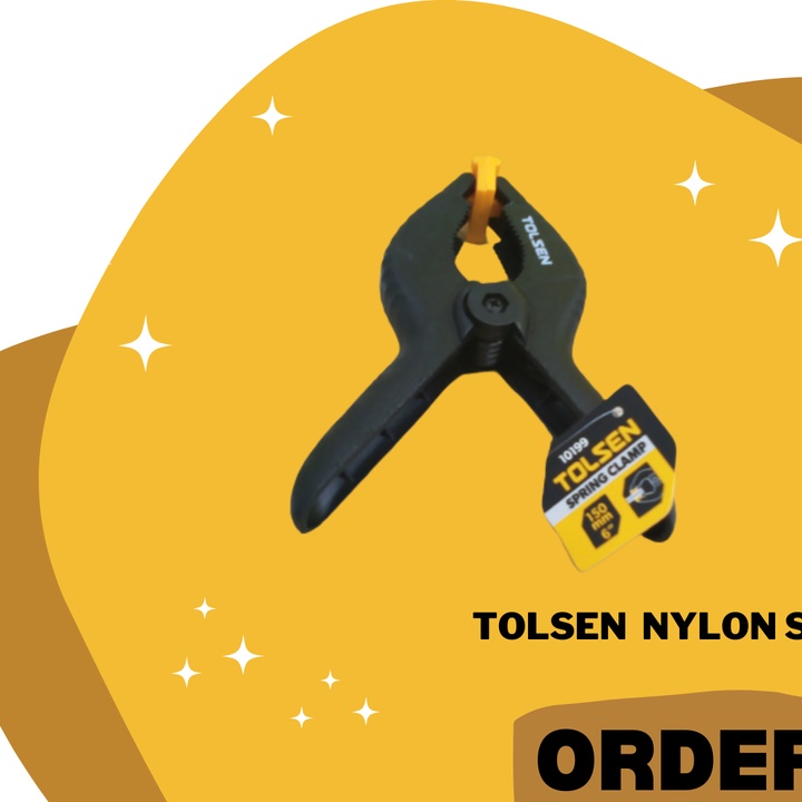 Tolsen Nylon Spring Clamp 6" (150mm) at 85.00 from Quezon City