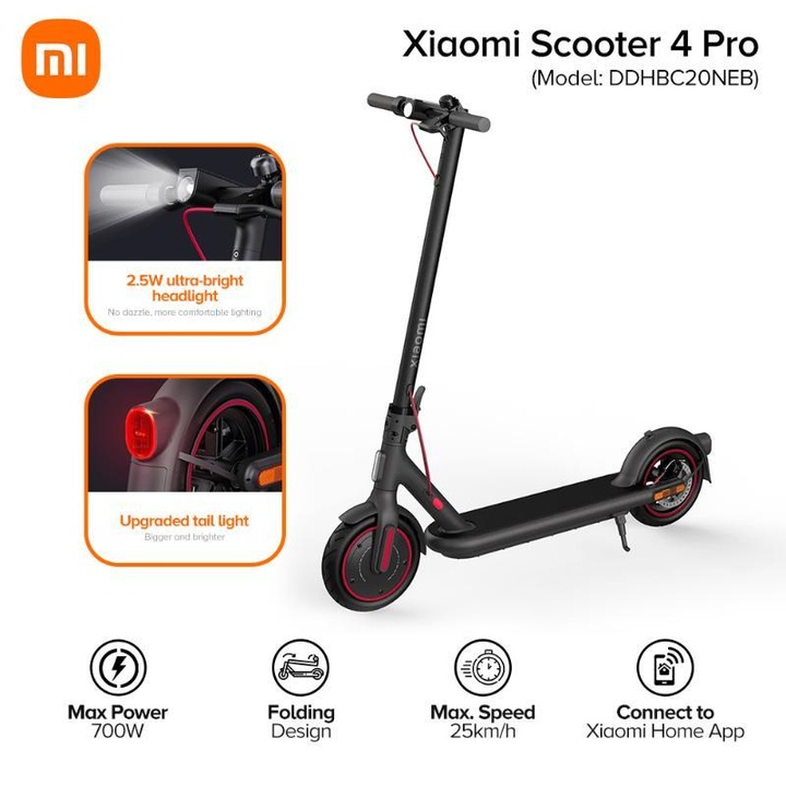 fuga aleatorio Limpia el cuarto XIAOMI Electric Scooter 4 Pro Maximum Power 700W Approximately 55km General  Range 25km/h Maximum Speed IPX4 Anti-lock at 39990.00 from City of Taguig.  | LookingFour Buy & Sell Online