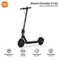XIAOMI Electric Scooter 3 Lite Maximum Power 300W Approximately 20km Max Range 25km/h Maximum Speed Model: MJDDHBC03ZM