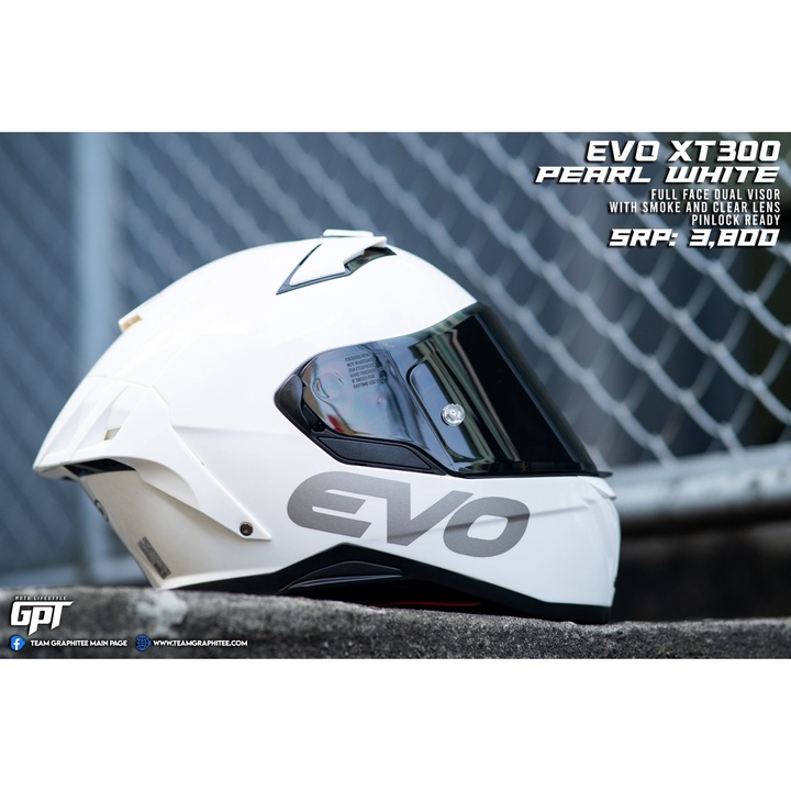 EVO XT300 Mono Full Face Dual Visor Helmet at 3000.00 from Capas, Tarlac. LookingFour Buy