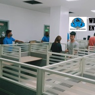 Customized Workstation Cubicles partition/Modular table with divider partition