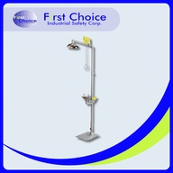 Emergency Shower Eyewash Combination (Hand & Foot Operated) Stainless 304 Station