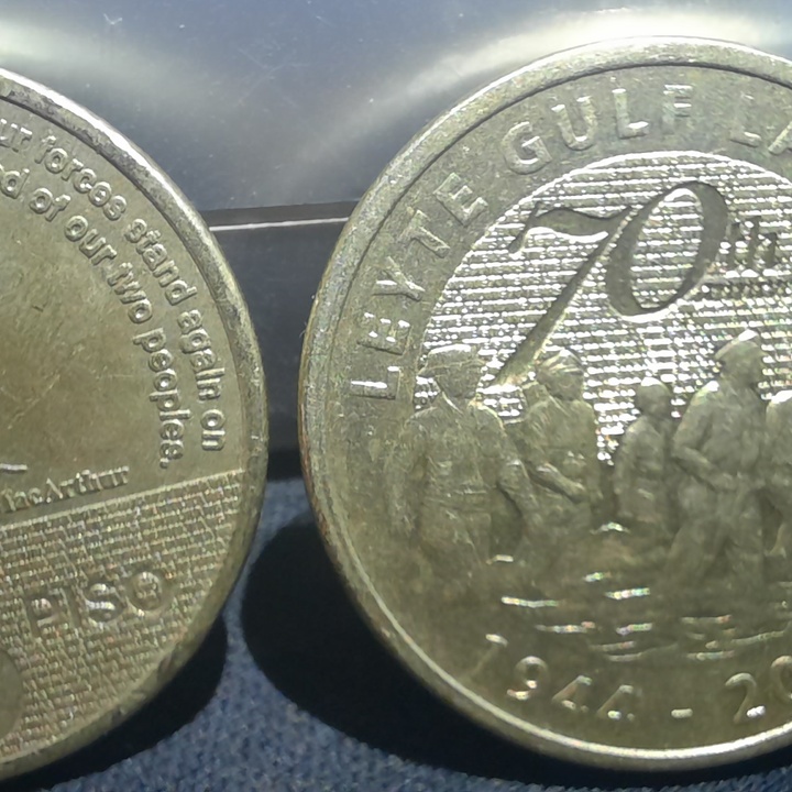 70th Leyte Gulf Landing 5 Peso Coin At 2000 00 From City Of Naga Cebu 70th-leyte-gulf-landing-5-peso-coin-at-2000-00-from-city-of-naga-cebu