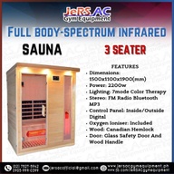 Infrared Sauna Room for 3 Person  ₱150,000.00