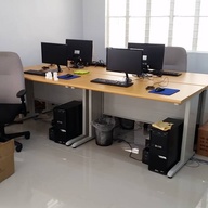 OFFICE FREESTANDING TABLE WITH MODESTY SUPPLIER