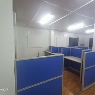 Standard laminated office partition