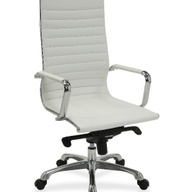 WHITE HIGH-BACK EXECUTIVE OFFICE CHAIR