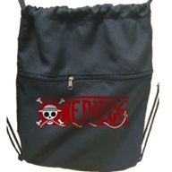 ONE PIECE STRING BAG DRAWSTRING Black/Blue